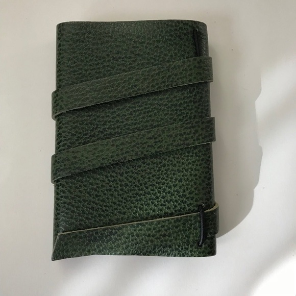 Portland Leather Goods Avocado Small Leather Wrap Journal - Picture 2 of 8